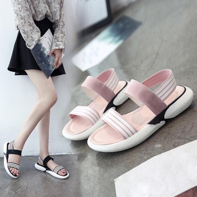 Fashion Women Sandals Cloth Shake Shoes Summer