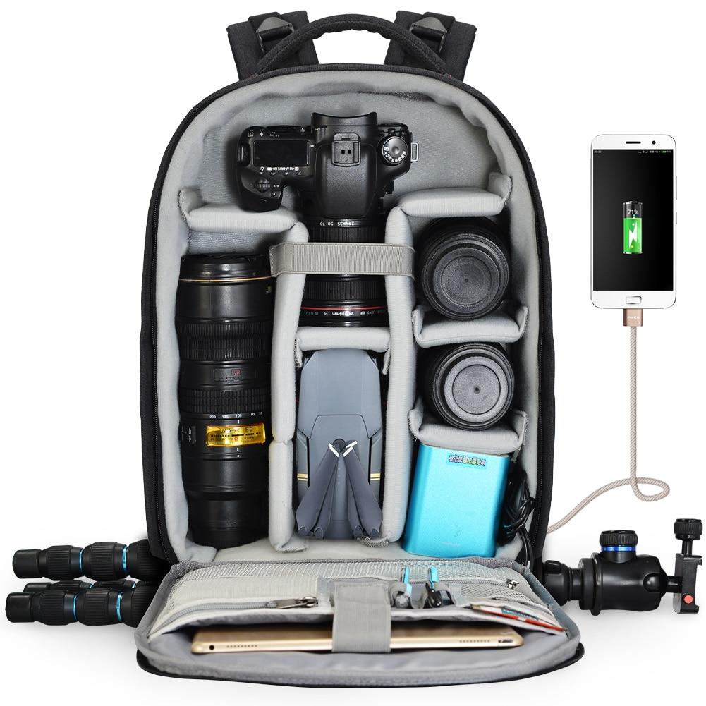 Camera Bag Digital Dslr Bag Waterproof Shockproof Breathable Camera