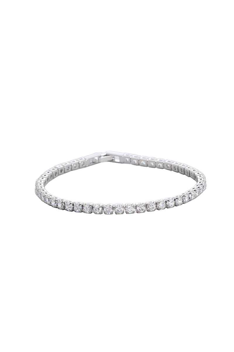 Stylish Cubic Zirconia Bangle Bracelet