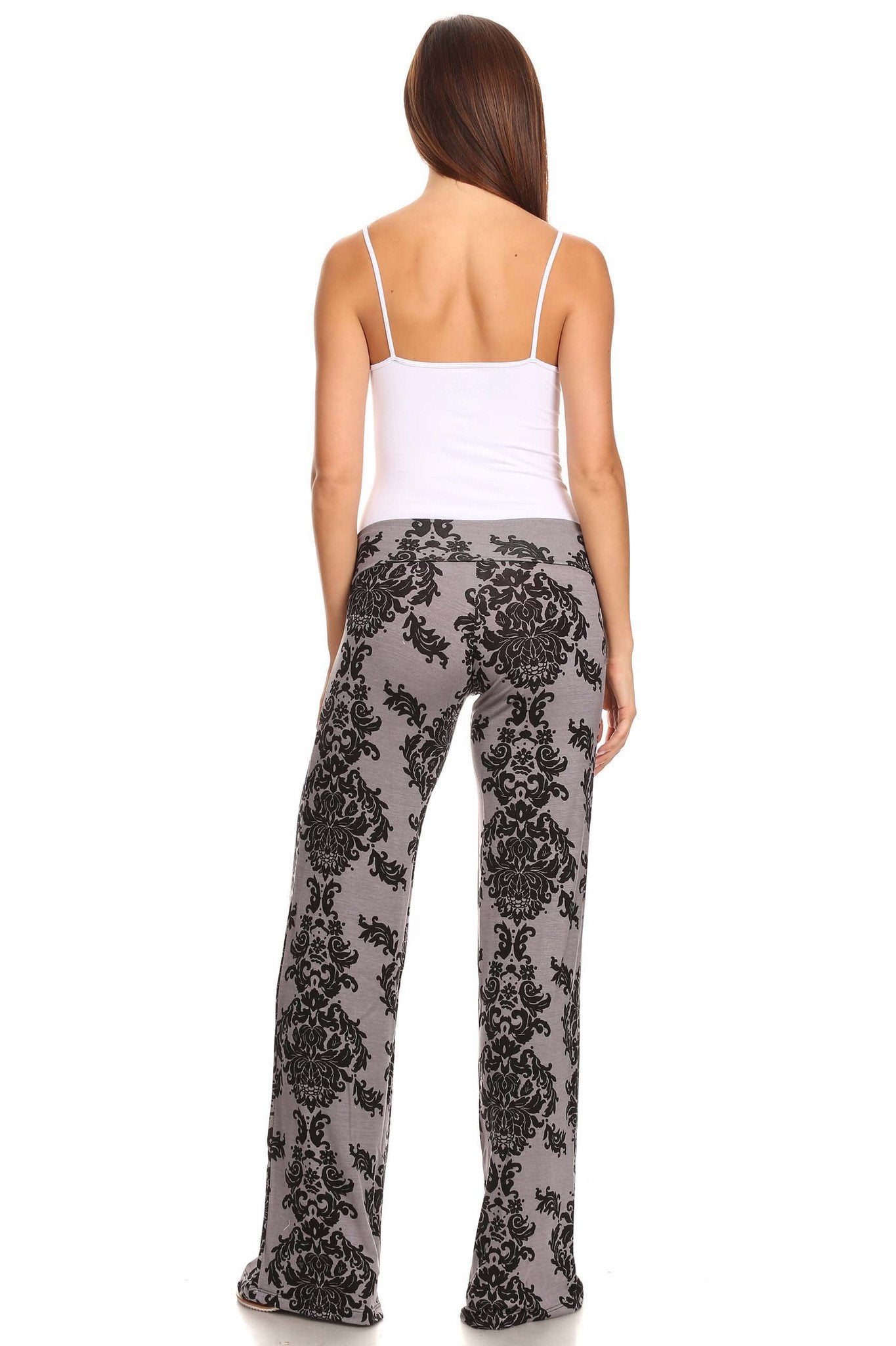 Women's Printed Palazzo Pants Made in USA