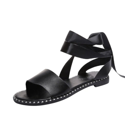 Fashion Women Leather Shoes Sandals Summer