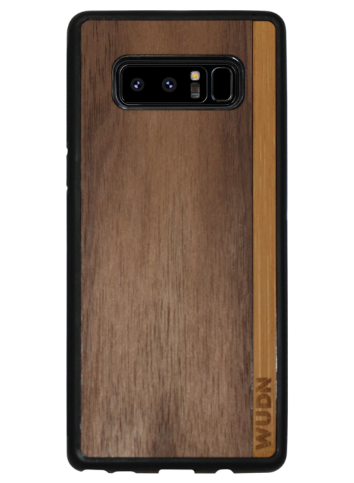 Slim Wooden Phone Case (Walnut / Bamboo Stripe)