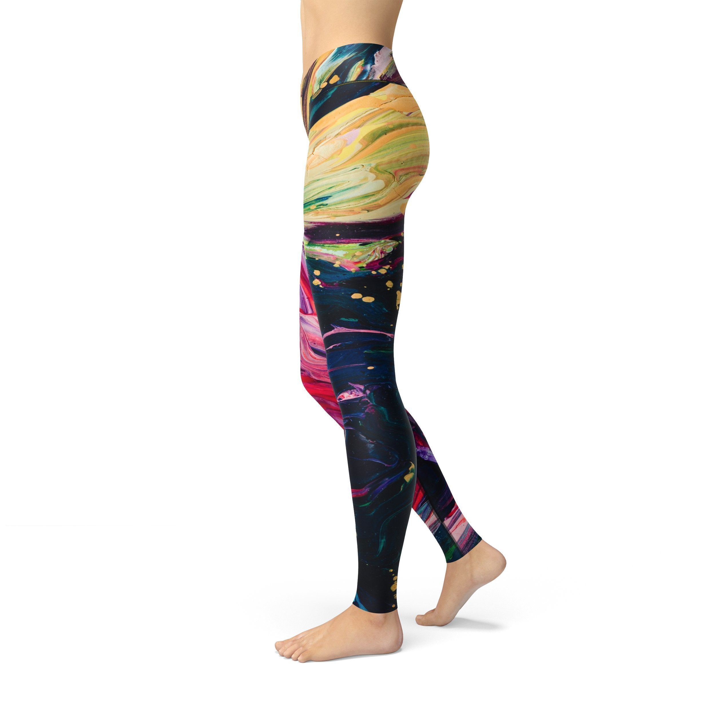 Jean Paint Stroke Leggings