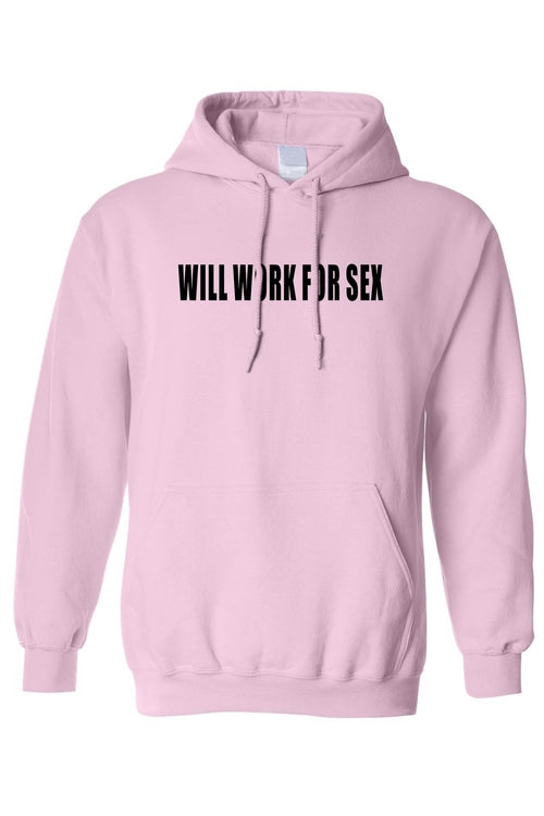 Men's/Unisex Pullover Hoodie Will Work For S*x