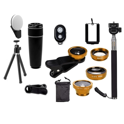 11 In 1 Smartphone Lens And Photography Selfie Bundle