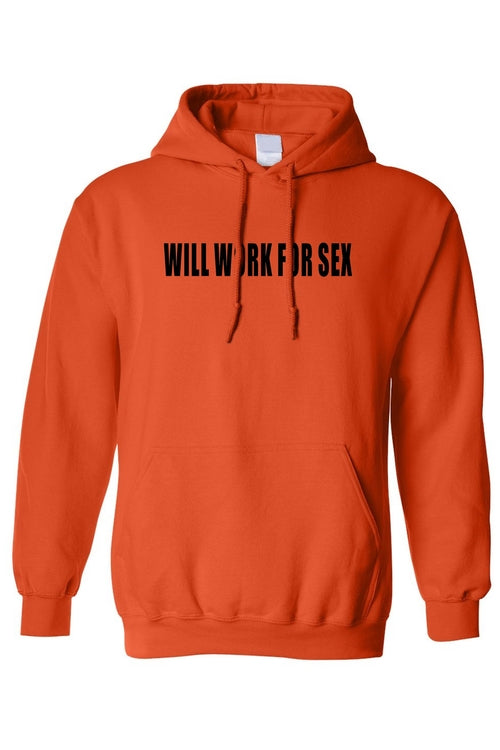 Men's/Unisex Pullover Hoodie Will Work For S*x