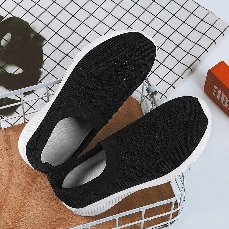 Sock Sneakers Flat Shoes Women Shoes Slip on Platform Sneakers Women