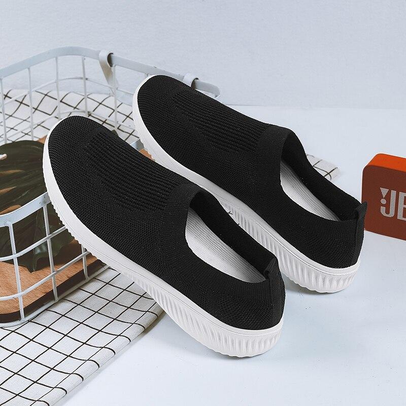 Sock Sneakers Flat Shoes Women Shoes Slip on Platform Sneakers Women