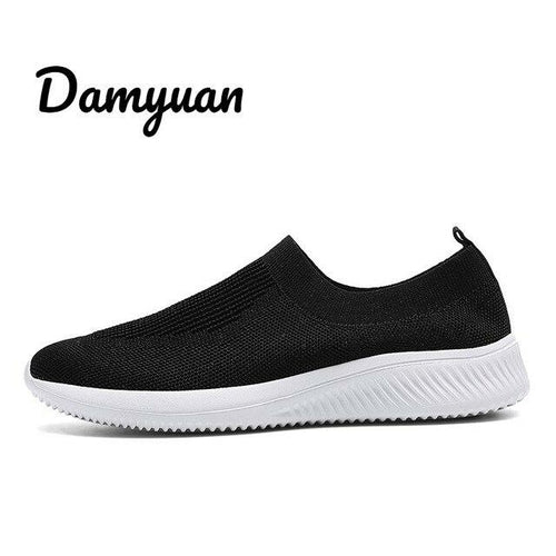 Sock Sneakers Flat Shoes Women Shoes Slip on Platform Sneakers Women