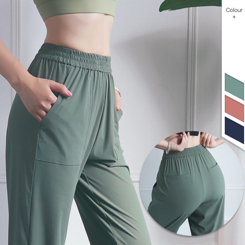 Loose Casual Running Pants Women Sports Fitness Jogging Trousers