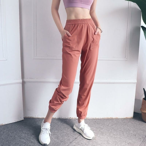 Loose Casual Running Pants Women Sports Fitness Jogging Trousers