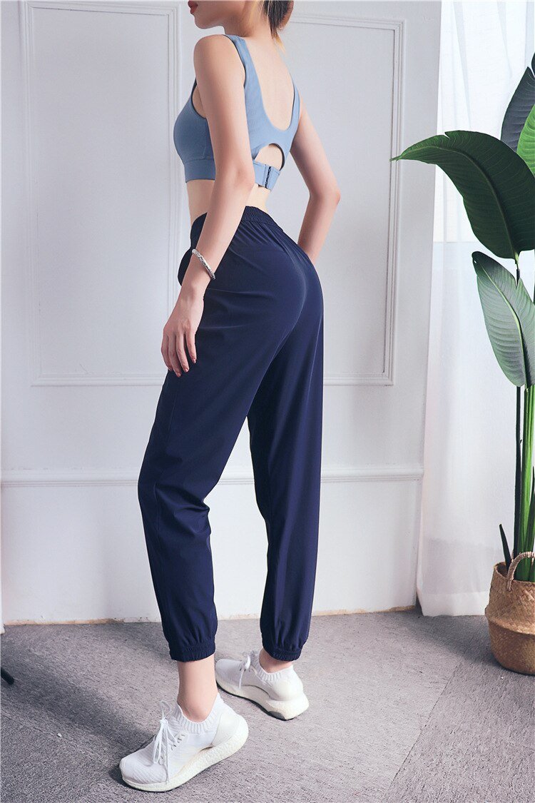 Loose Casual Running Pants Women Sports Fitness Jogging Trousers