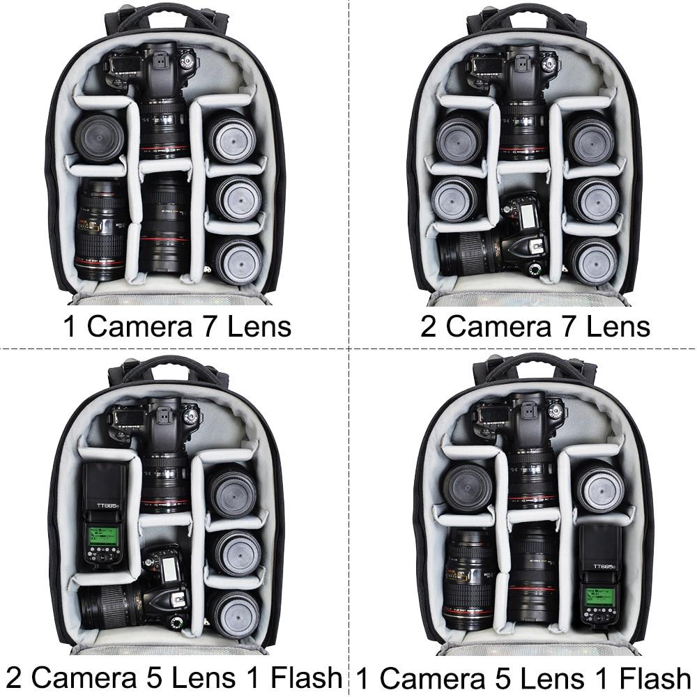 Camera Bag Digital Dslr Bag Waterproof Shockproof Breathable Camera