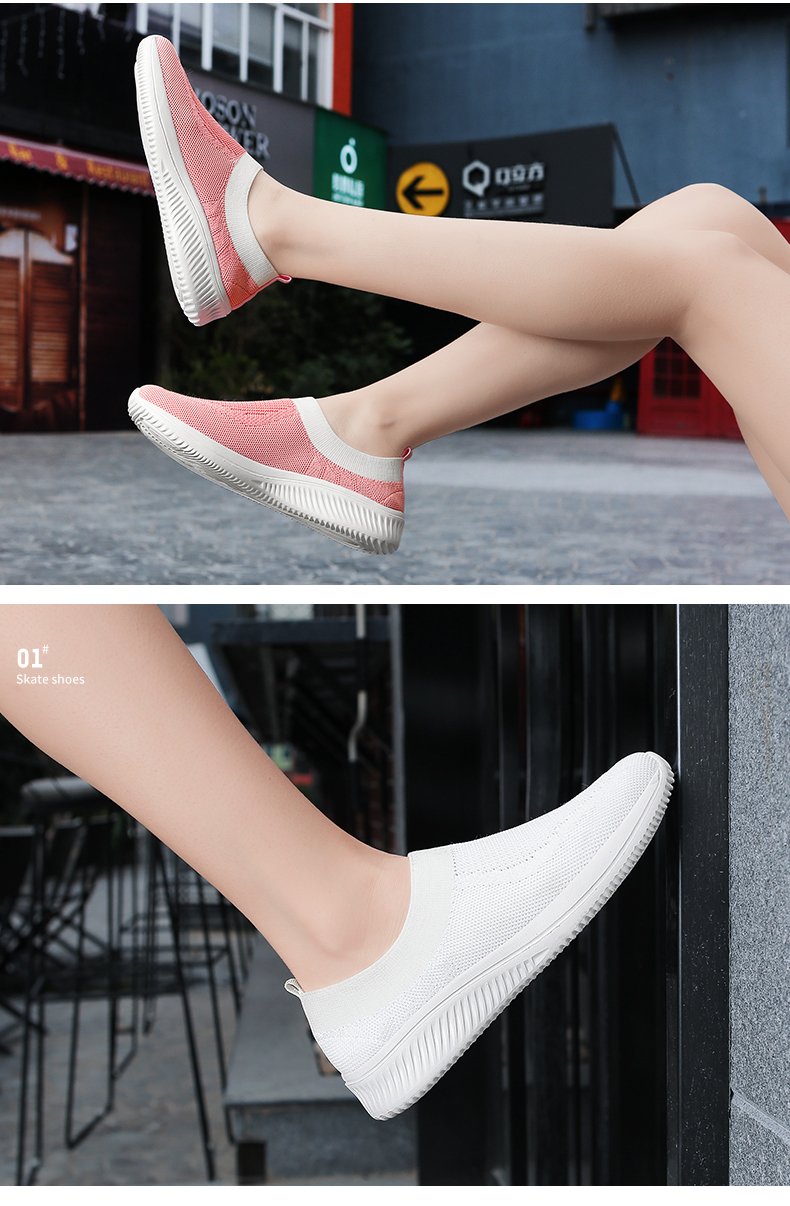 Sock Sneakers Flat Shoes Women Shoes Slip on Platform Sneakers Women