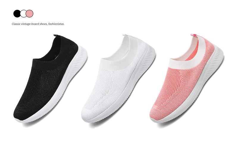 Sock Sneakers Flat Shoes Women Shoes Slip on Platform Sneakers Women