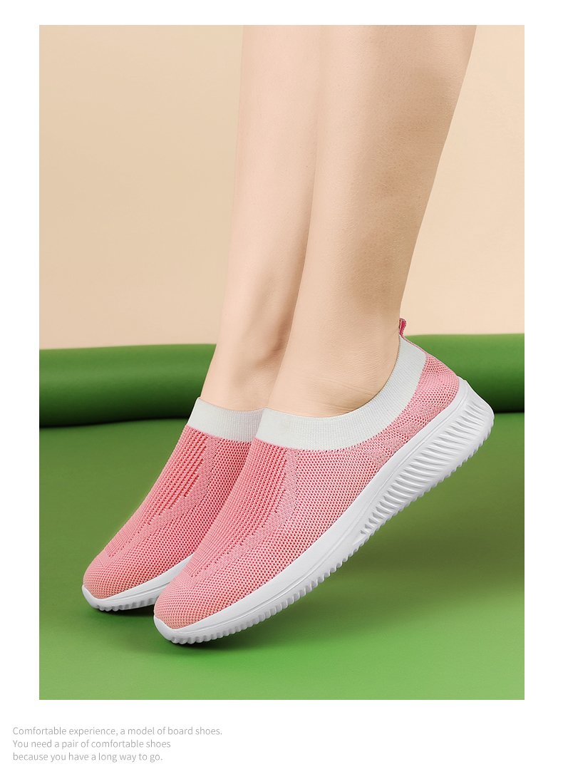 Sock Sneakers Flat Shoes Women Shoes Slip on Platform Sneakers Women