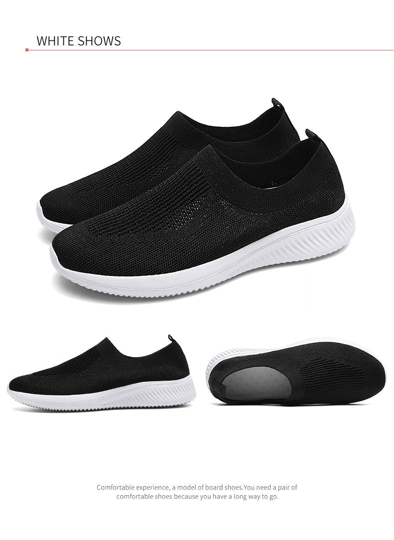 Sock Sneakers Flat Shoes Women Shoes Slip on Platform Sneakers Women