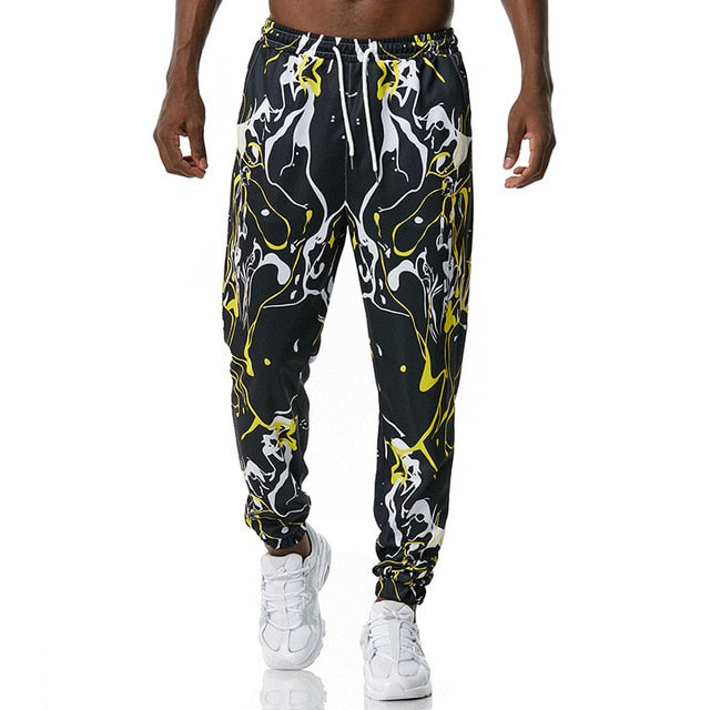 Luxury Royal Men Joggers Sweatpant 3D Floral Print Trousers Jogging Pants Men Casual Hip Hop Streetwear Sports Trousers Male XXL