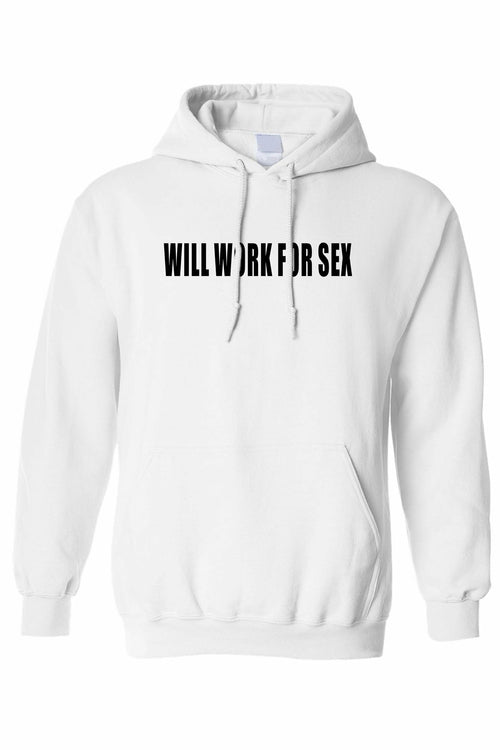 Men's/Unisex Pullover Hoodie Will Work For S*x